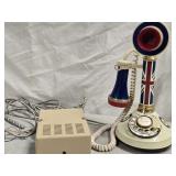 MCM Candlestick Phone with British Union jack