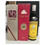 Vintage Liquor Cutty Sark Fifth with original box