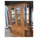Oak Manor House Display China Cabinet missing 1