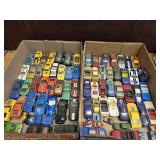 70+ Hot Wheels and Matchbox cars in played with