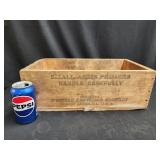 Western Cartridge Company wood ammo box. 17.5" L.