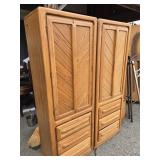 2 bedside dresser cabinets look at pictures for