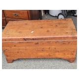 Cedar chest original finish missing small chip on