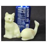 Felton Hand painted artist signed figurines cat