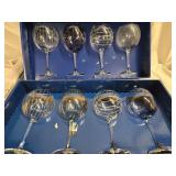 8 Mikasa Cheers Wine Glasses, 2 sets of 4 used,
