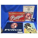 3 Cigar Tin Advertising signs and KEN-WEL Brand