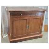 Cherry Ethan Allen  Server / Bar, has split flip