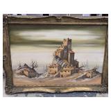 Italy / Mediterranean Castle Landscape coastal