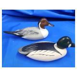 2 Jim Burtis decoys.  Riva, Maryland carver.