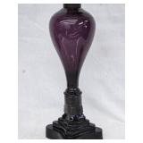 Whale Oil Lamp - purple amethyst whale oil lamp