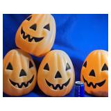 4 Jack-O-Lantern blow molds look at pictures for