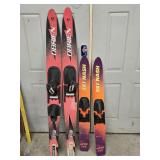 Water Skis 2 sets Vintage Obrien Celebrity 67"