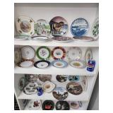 Collector plates and Souvenir plates.  Danbury