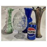 Lot - Fenton Swung Vase circa 1940 Fine Rib
