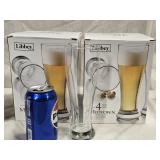Libbey - 8 Mid-Town Pilsner Beer Glasses 2 sets