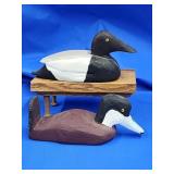 2 E. Schaefer miniature decoys Apr. 1995