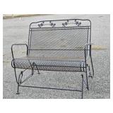 Wrought Iron Salterini vintage glider  look at