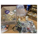 Costume Jewelry lot - earrings,  bracelets, cuff
