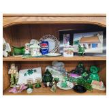 Irish lot.  Place mats, Santa, shamrock, and
