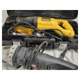 Corded DeWalt Saazall and Craftsman  grinder look