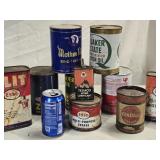 WILL NOT SHIP  - Advertising 5 empty Oil cans