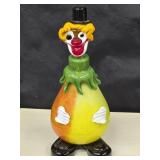 Murano, Italy, Venetian Art Glass  Clown Decanter