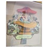 1910 Victorian 3-D Gazebo Basket Courting Scene 2