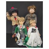 Franklin Mint doll, Danbury Mint doll and 2