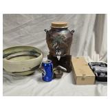 Shigaraki Ware 2.5L Shochu server with original