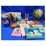 Tin Litho J. Chein Globe, Goofy Tricky Trapeze,