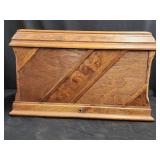 Eastlake sewing box.  17.25" L.  11" H x 11" D.
