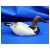 Clarence Bauer canvasback Drake decoy.
