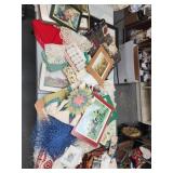 Table runners,  table mats, embroidered napkins,