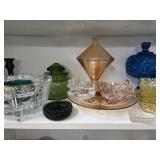Collection of MCM Glassware  and Crystal circa