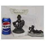 Putti lot - Vintage Bronze Putti / Cherub on