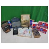 Zippo Lighter, cast iron match safe made in