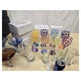 Drinkware - 6 Handpainted Amy & Mark 