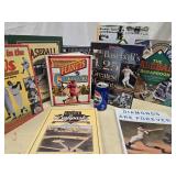 9 Books on Baseball - 7 hardbacks with dust