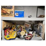 Lot - Knick knacks,  signs,   child toys, Dolphin