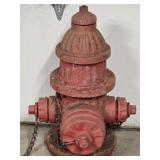 Vintage Cast Iron Fire Hydrant 26"h  look at