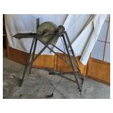 Well used Grinding Syone, has treadle frame needs