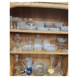 Crystal. Pressed glass and patterned glass.