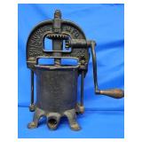 Enterprise MFG cast iron Lard / Fruit Press