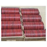 200 Military  L A F B MO red poker chips original