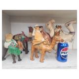 5 tourist trader leather camels.   Look at the