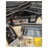 Tool Lot-  3 Crowbars, 16 circuit breakers, large