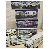 7 HESS Trucks,  4 have boxes / reboxed  look at