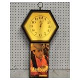 Marlboro Advertising Wall Clock light look at