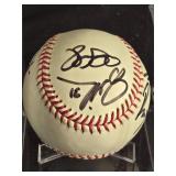Orioles Autographed Baseball 5 signatures look at