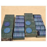 196 Vintage Military Poker Chips Luke Air Force